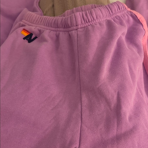 NWOT Aviator Nation 5 Stripe Sweatpants - Picture 3 of 4